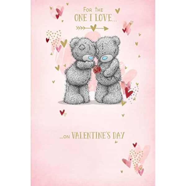 Carte Blanche Valentine One I Love Bears with Rose plush toy featuring adorable bear characters holding a rose.