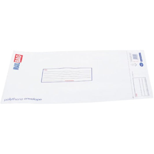 Pack of 25 County medium polythene mail bags measuring 24 x 32cm, ideal for secure mailing and packaging.