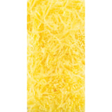 Sunshine yellow decorative shredded tissue from County, ideal for stationery and gift wrapping, with soft, vibrant texture.