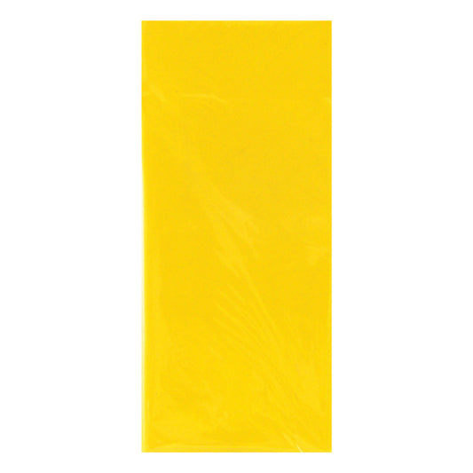 Bright yellow tissue paper from County, 5 sheets, perfect for gift wrapping and craft projects.