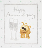 Boofle Wedding Anniversary Card for Couple