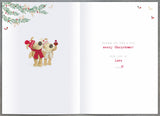Two Boofle looking up-Sister & Brother In Law Christmas Card