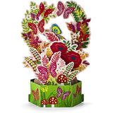 Hallmark Birthday Card - 3D Butterfly and Floral Design