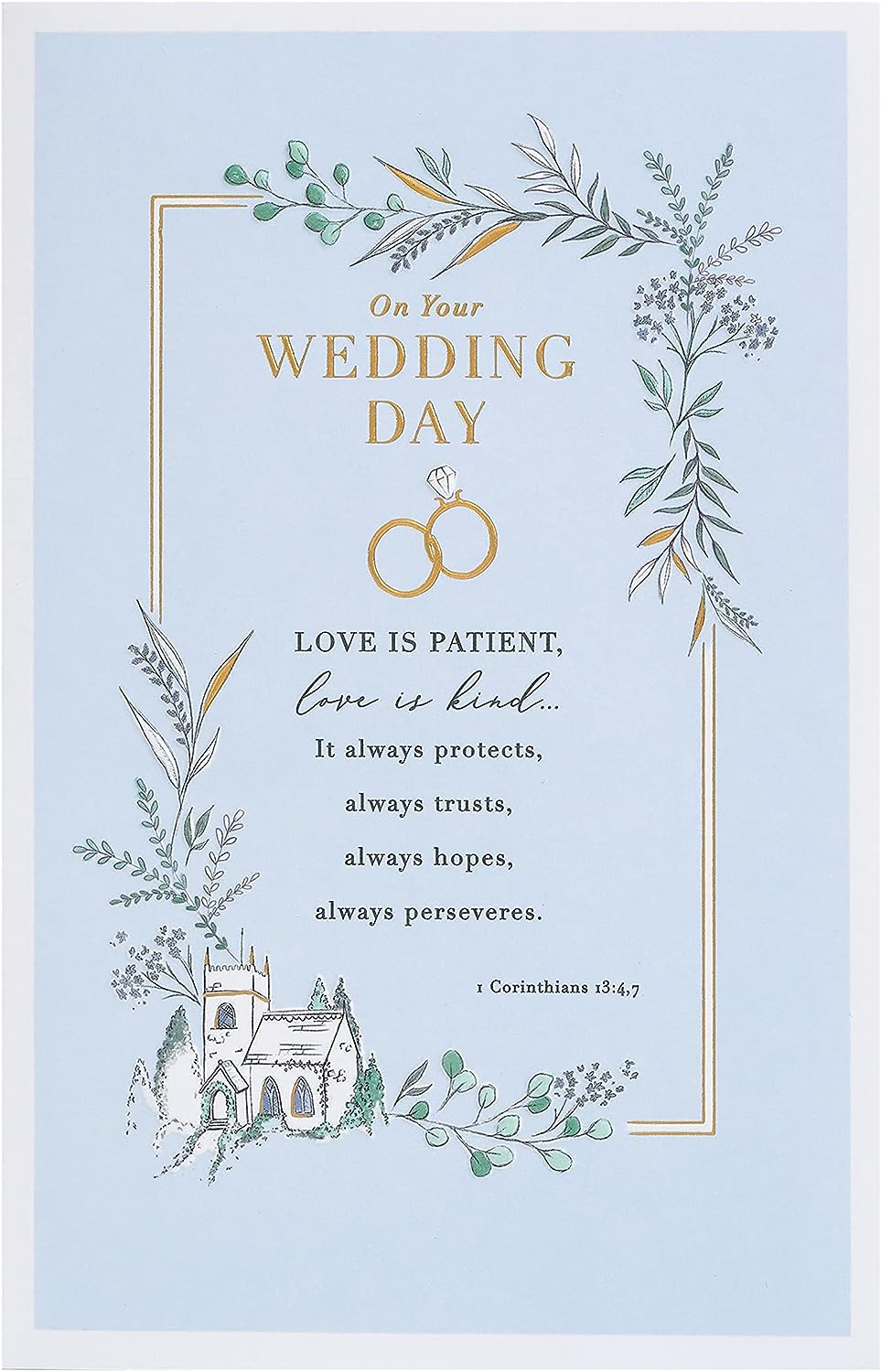 Wedding Card for Him/Her/Friend - Traditional Design