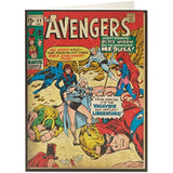 Marvel Avengers Retro Vintage Comic Book Birthday Card