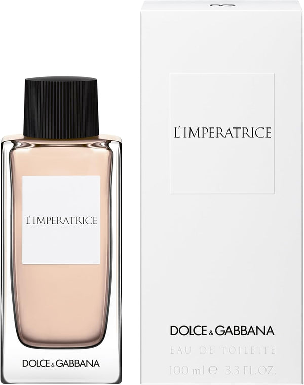 Dolce & Gabbana L'Impératrice women's fragrance Eau de Toilette 100ml bottle with elegant floral design.