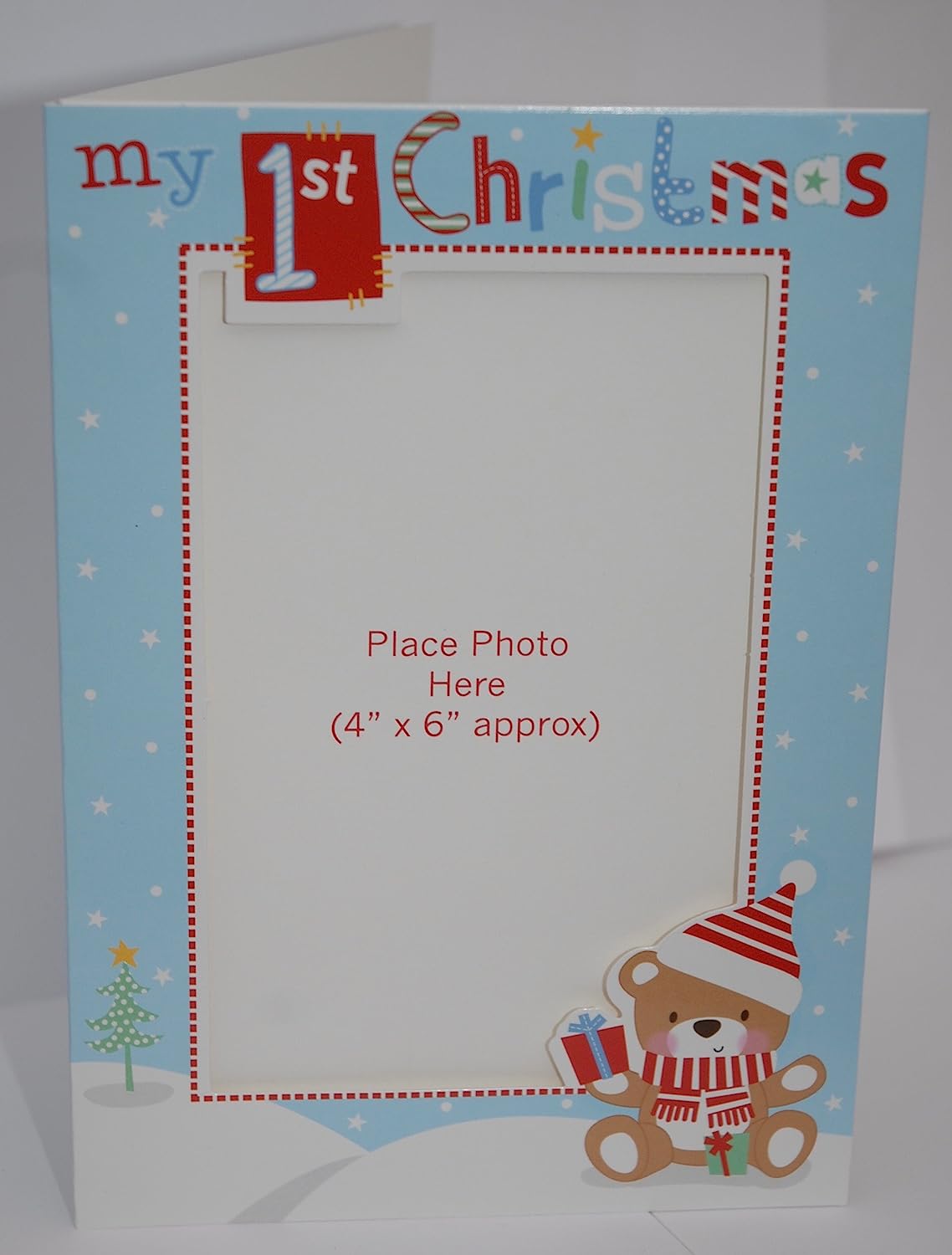 Baby's 1st Christmas 8 Photo Frame Card