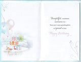 Thinking Of You Cake and Present Granddaughter Birthday Card