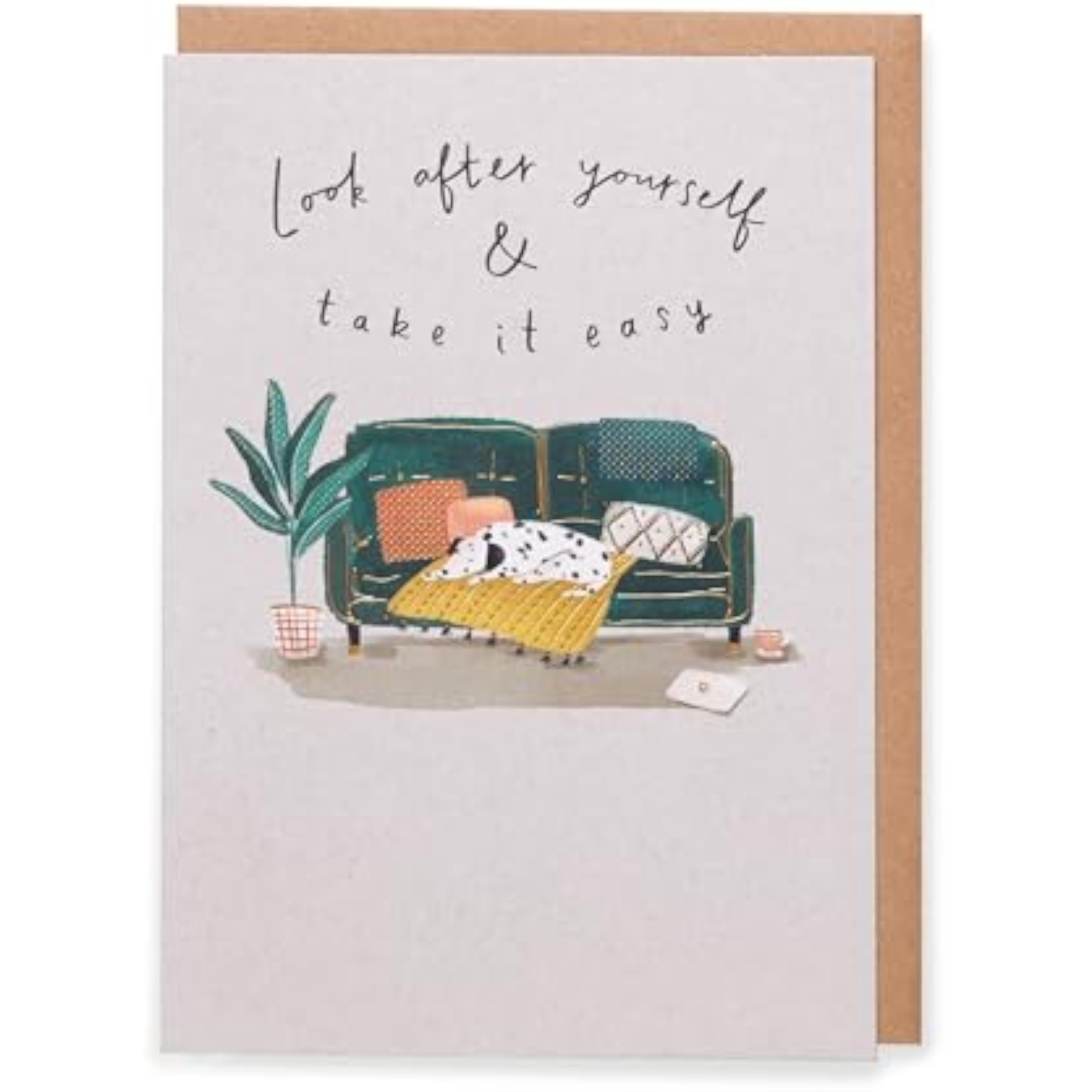 Take It Easy Get Well Card