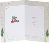 Boofle Dad Collecting Tree Christmas Card