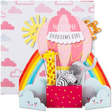 Welcome Gorgeous Girl 3D Card