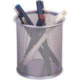 Sliver Mesh Pen Pot