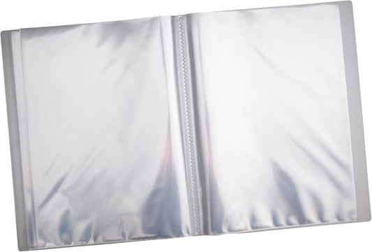 A4 recycled clear presentation display book with 60 pockets, eco-friendly and durable, from Eco-Eco Stationery.