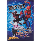 Marvel Spiderman Multiple Suits Brother Birthday Card