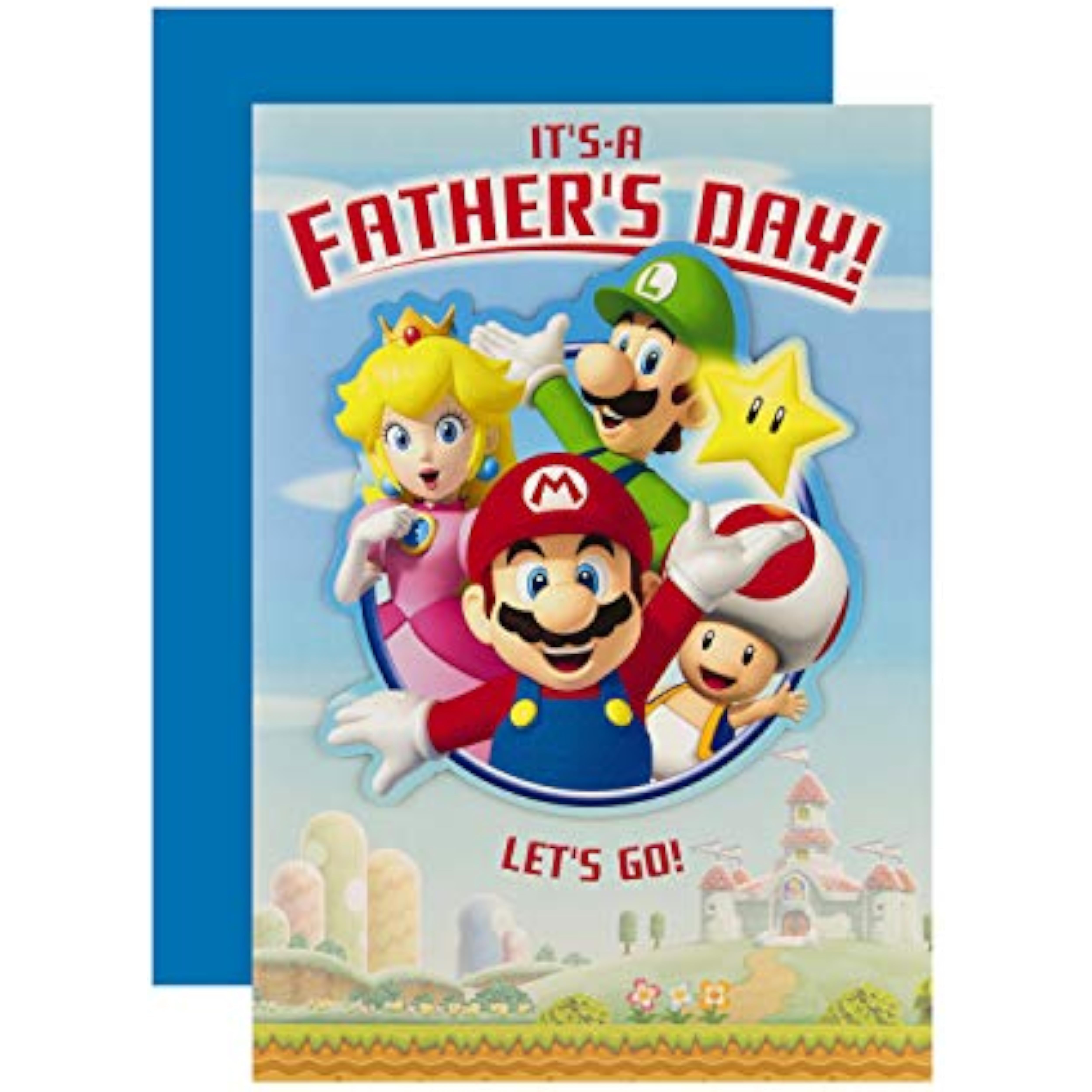 Hallmark Father's Day Card - Fun Super-Mario Design