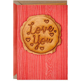 Love Always Carved Tree Valentine's Day Card