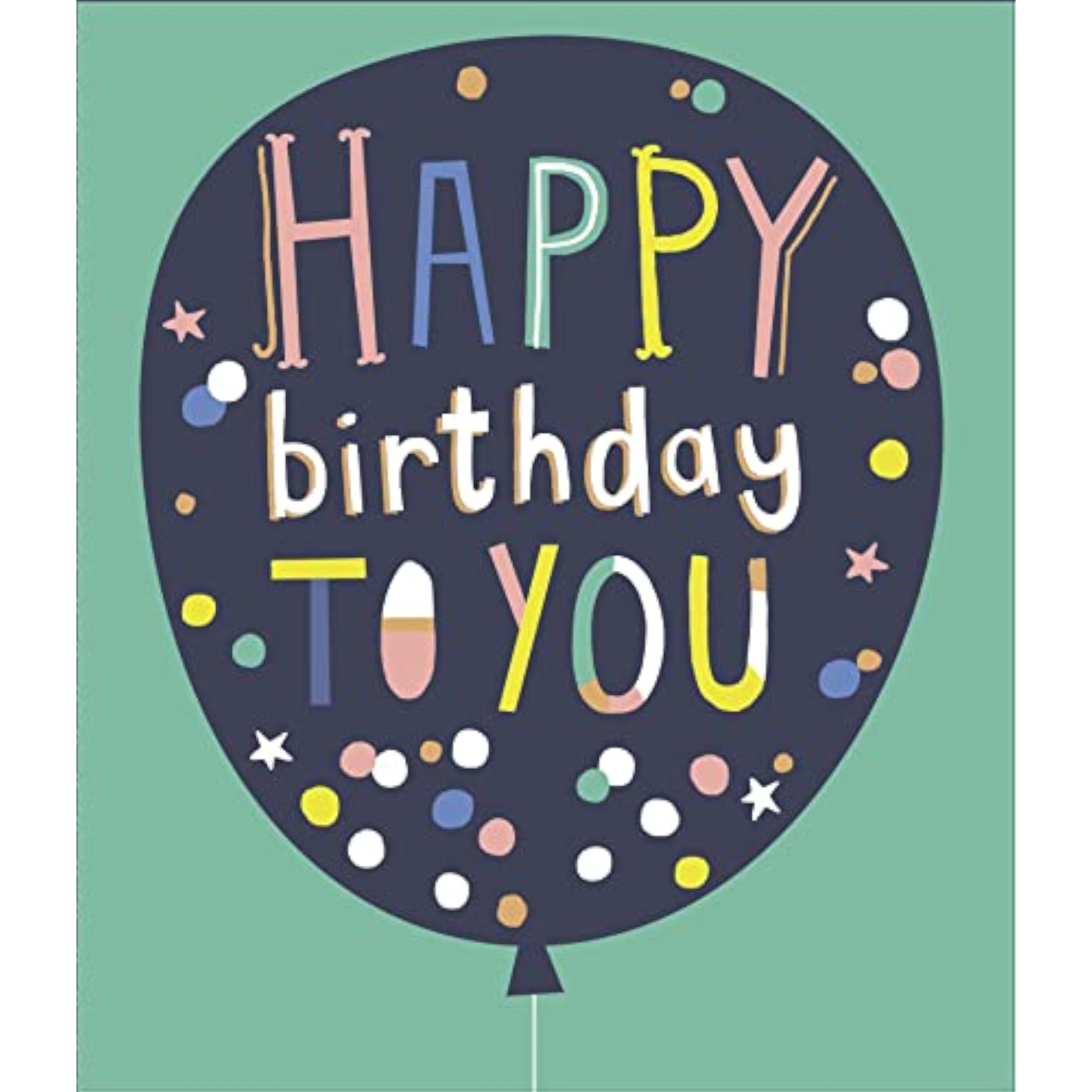 Birthday Card for Her - Colourful Birthday Card for Friend - Cute Birthday Card