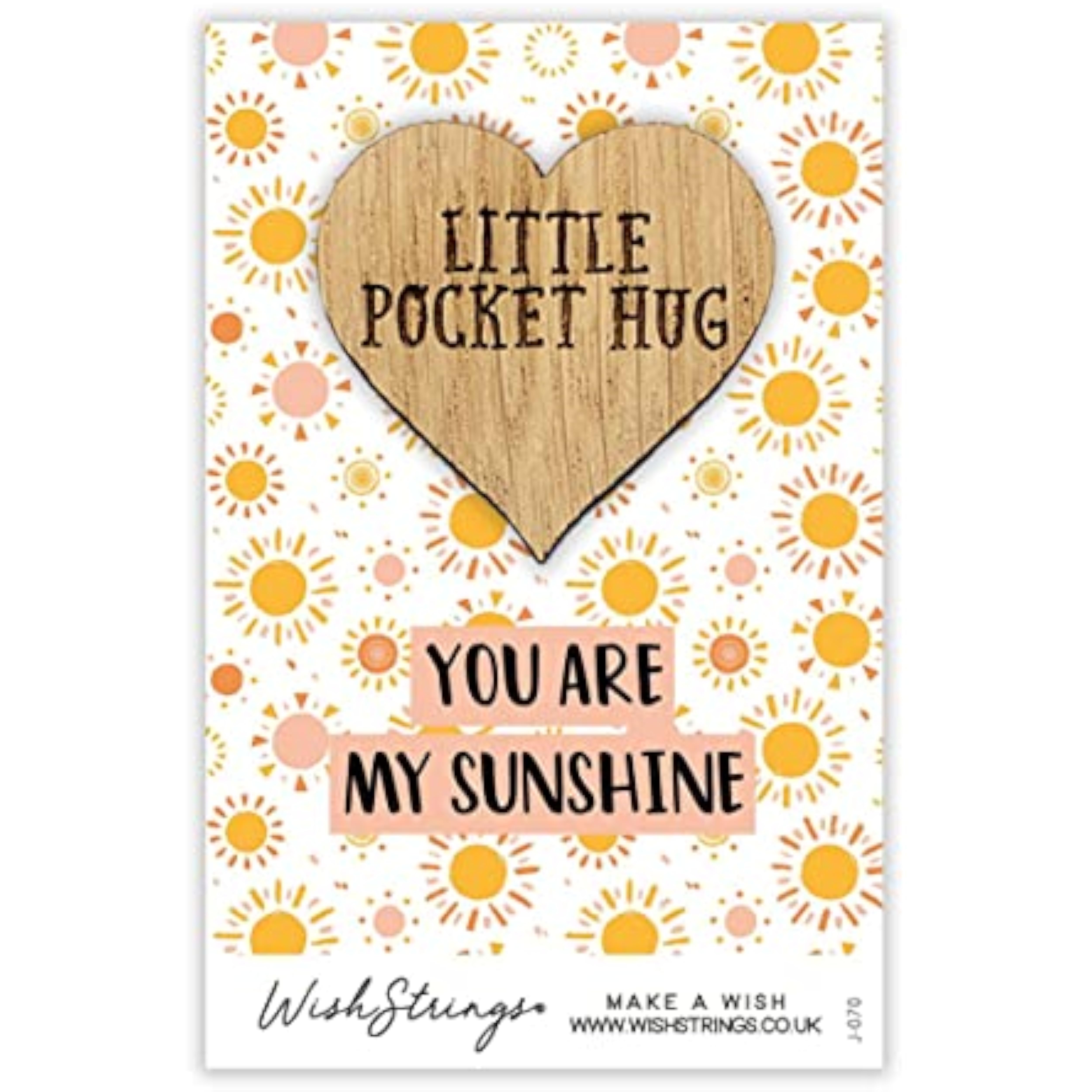 You are My Sunshine Little Pocket Hug Wish Token Keepsake Gift Idea SPH018