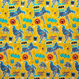 Batman Gift Wrap 2 Sheets & 2 Gift Tags & Batman Birthday Card