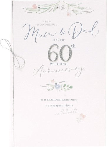 Diamond Jubilee Mum & Dad Anniversary Card