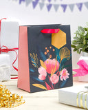 Medium Gift Bag For Her/Female - Floral Design