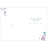 Colorful Magical Mermaid 5th birthday greeting card for girl by GBCC, featuring whimsical mermaid and ocean scene design.