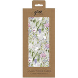 Glick Cabbage White tissue paper, four sheets of 750mm x 500mm, perfect for gift wrapping and craft projects