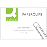 Q-Connect 77mm 100 Paperclips Wavy