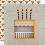 Contemporary Layered Laser Cut Birthday Card