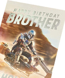 Star Wars Mandalorian Brother Birthday Card