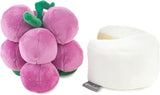 Hallmark Better Together Grapes and Cheese Pair soft toy set, depicting colorful plush grapes and cheese blocks.