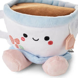 Hallmark Better Together Tea and Macaron soft toy set featuring a plush tea cup and colorful macarons for cuddling and play.