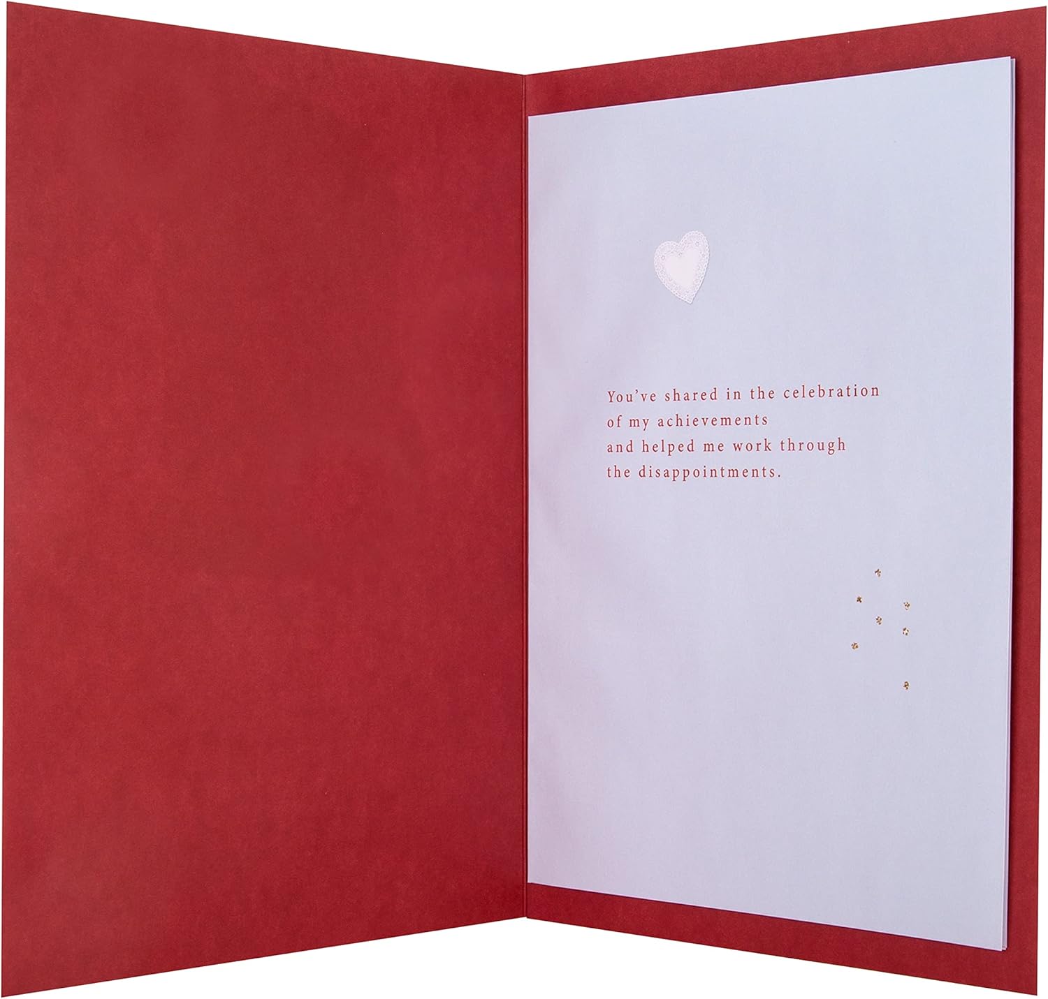 Hallmark anniversary card for husband featuring classic illustrated design and heartfelt verse on the front.