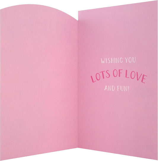 Hallmark Peppa Pig Super Sweet Mummy Mother’s Day card featuring colorful illustration of Peppa Pig and adorable greeting.