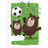 Hallmark Father's Day card with a cute bear design and heartfelt message for dad, perfect for celebrating Father's Day.