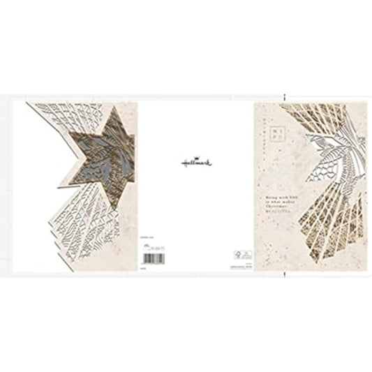 Hallmark Christmas greeting card titled "Being With You Makes Christmas Beautiful" featuring festive holiday design.