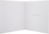 Hallmark contemporary floral heart anniversary greeting card for wife with colorful floral design and romantic message.