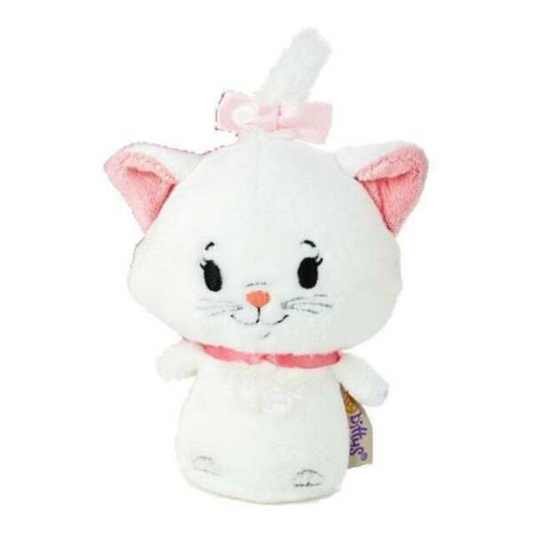 Hallmark Disney Aristocrats Marie Itty Bitty soft toy greeting card featuring Marie from Aristocats in a cute, plush design.
