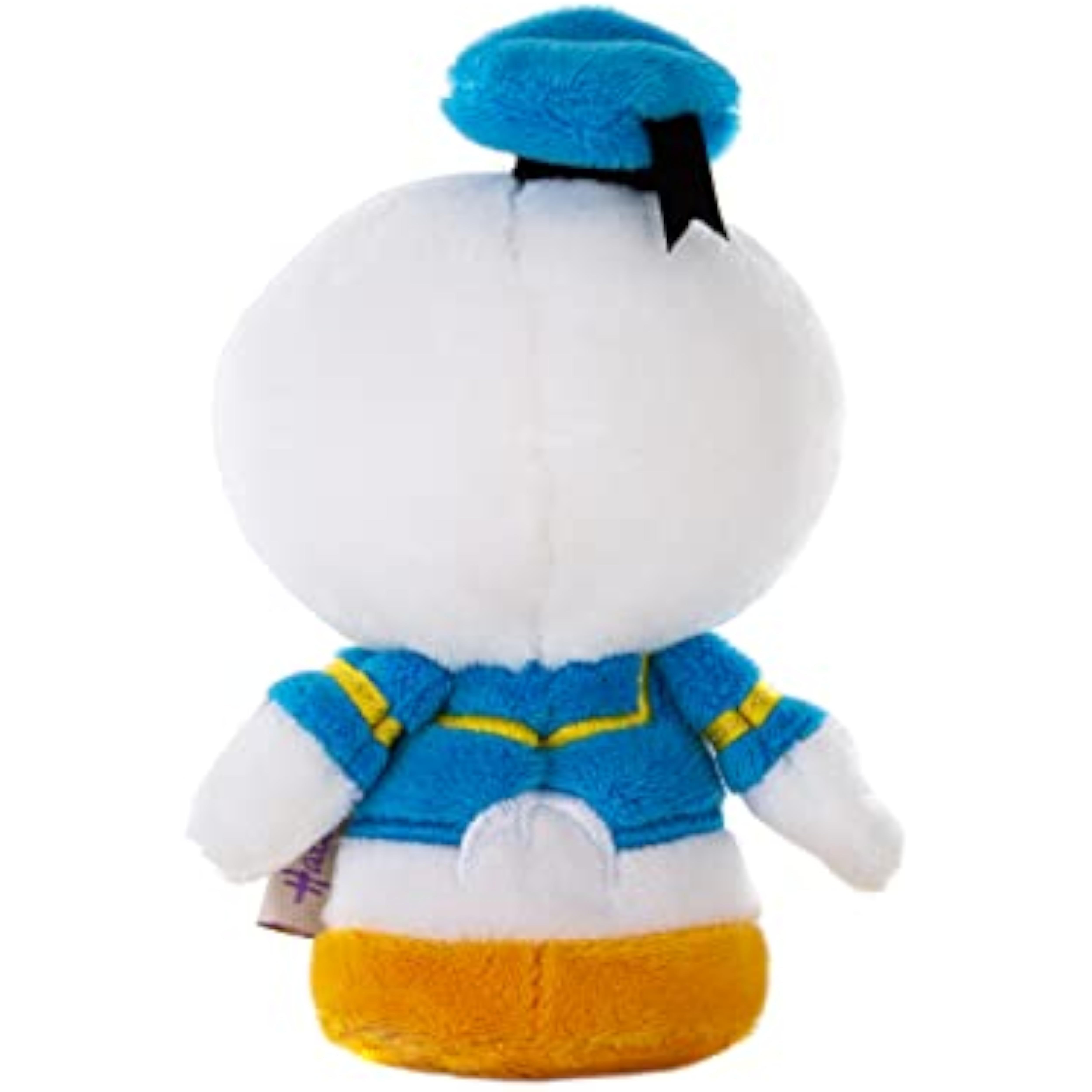 Hallmark Disney Donald Duck Itty Bitty Soft Toy greeting card featuring a cute Donald Duck character on the front.