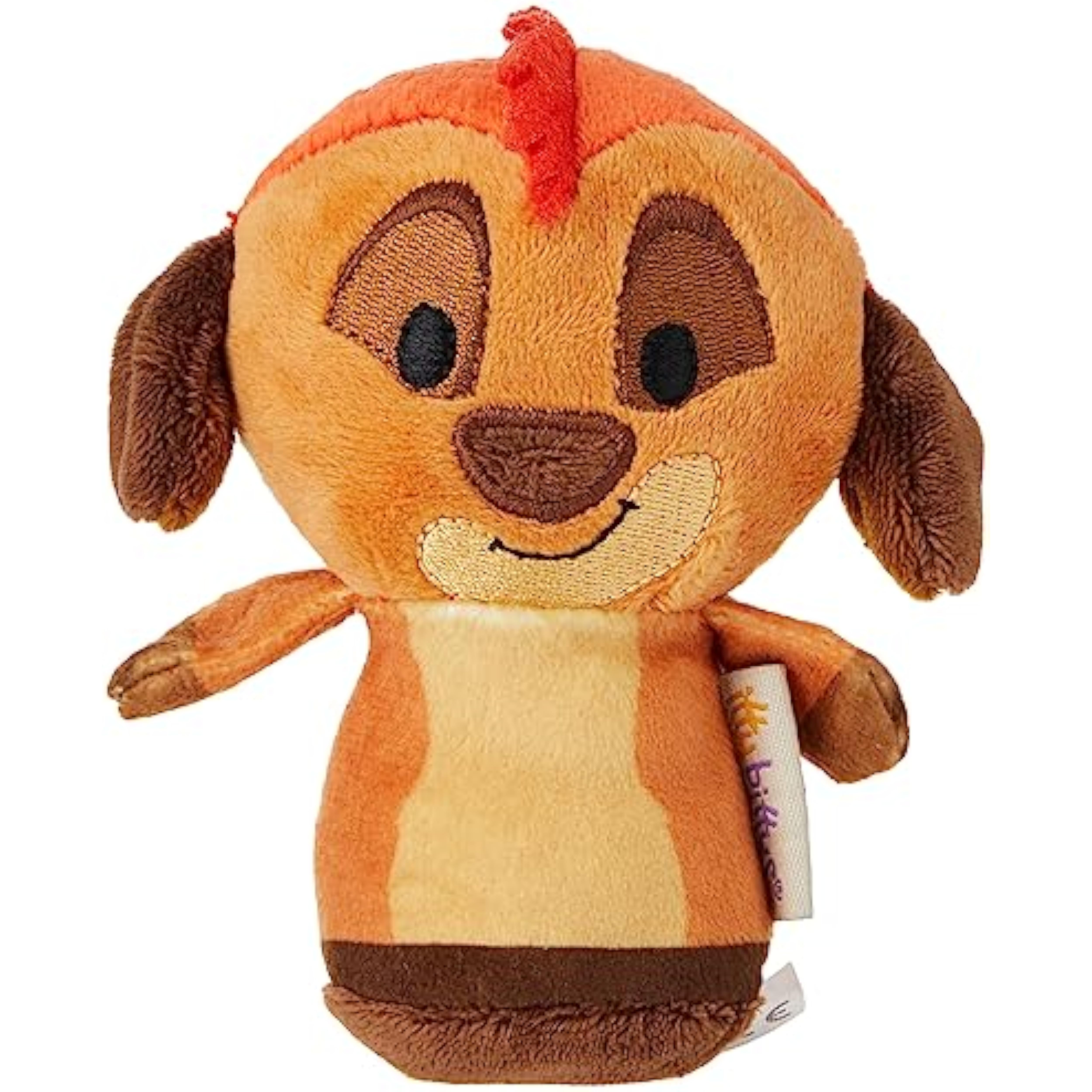 Hallmark Disney The Lion King Timon Itty Bitty soft toy greeting card featuring Timon character from The Lion King.