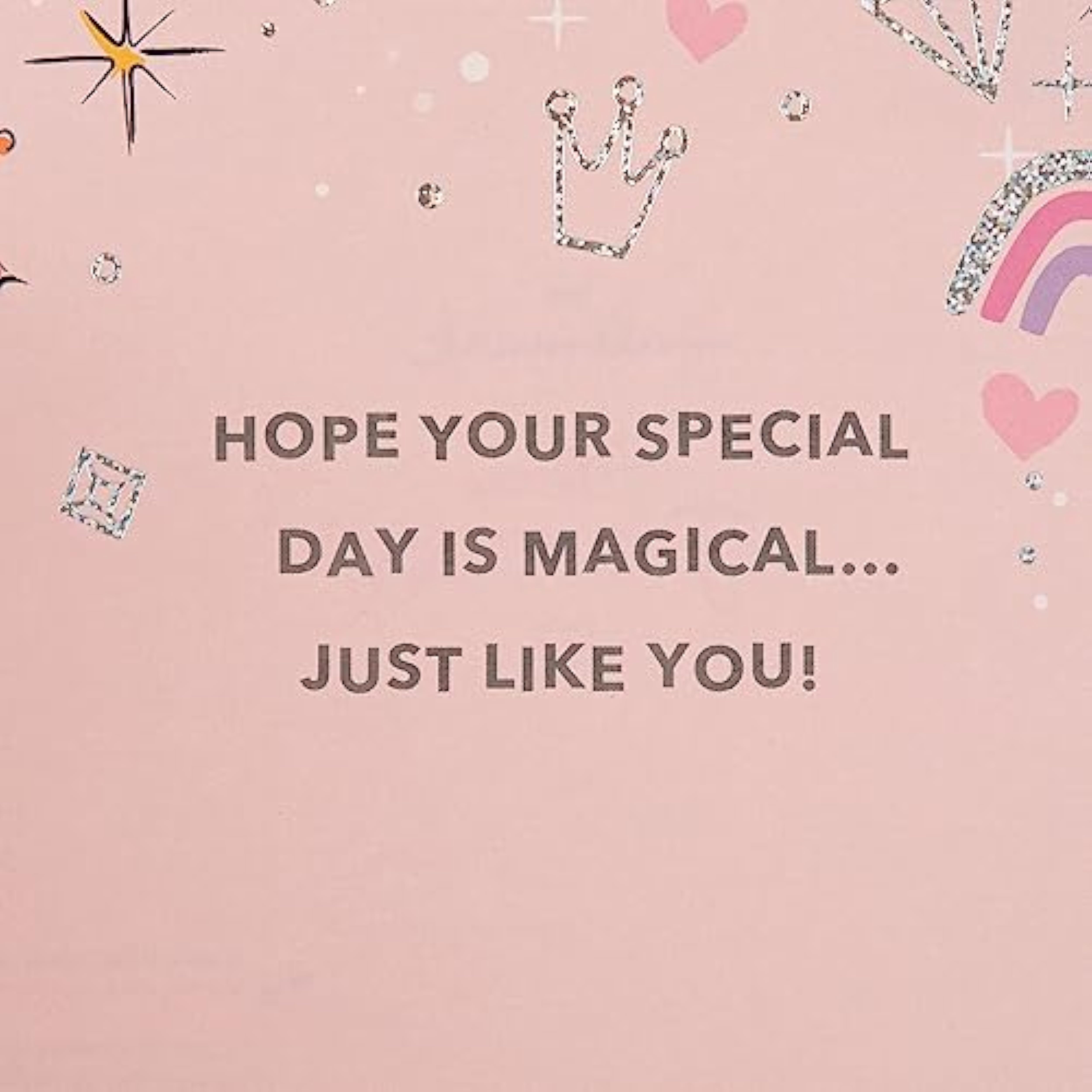 Hallmark Disney Princesses birthday greeting card featuring colorful princess illustrations for celebrating a sister's special day.