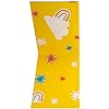 Hallmark fold-out Father's Day greeting card with a color-in banner, featuring a cheerful design and space for personal messages.