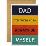 Funny Father’s Day greeting card by Hallmark featuring humorous text design on paper background.