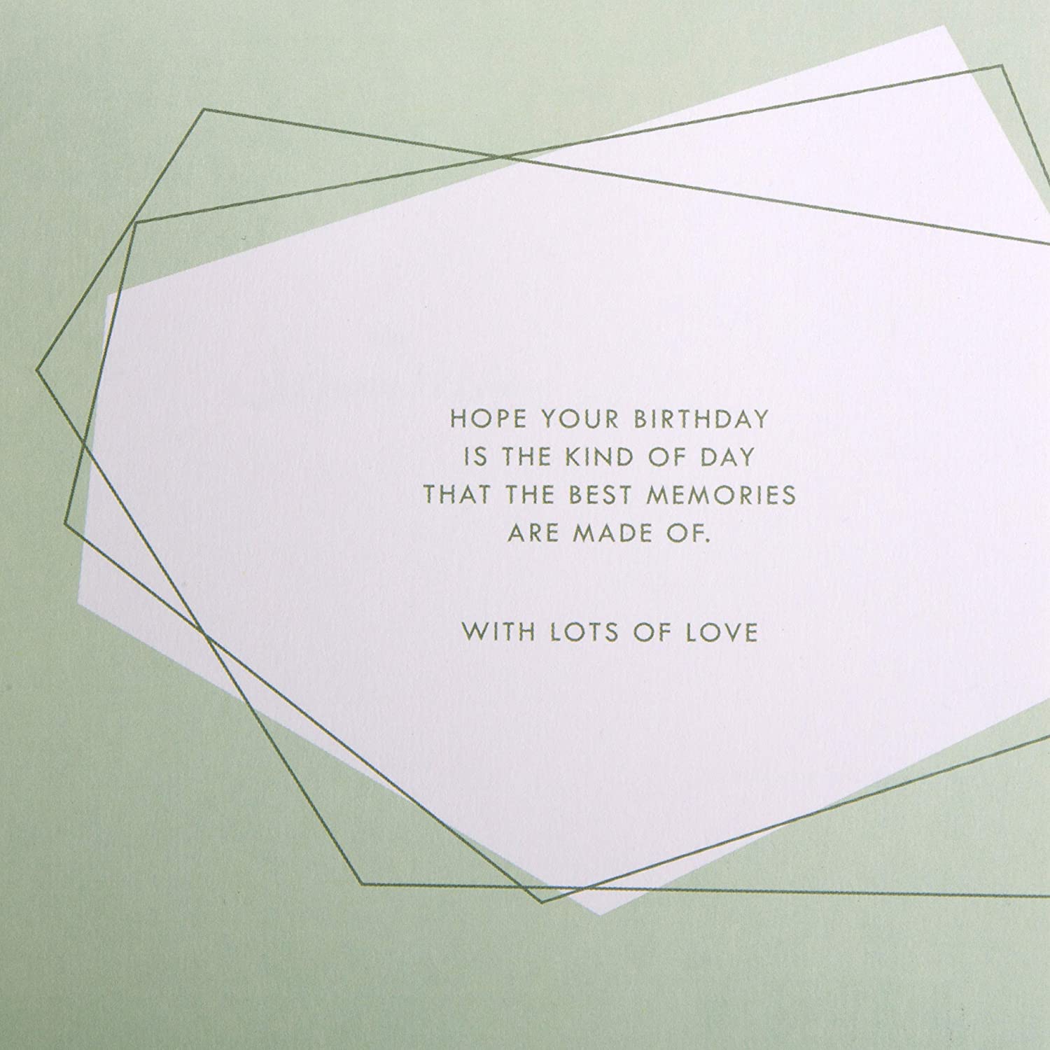 3D copper geometric laser-cut greeting card for Brother's birthday, featuring intricate design and Hallmark branding