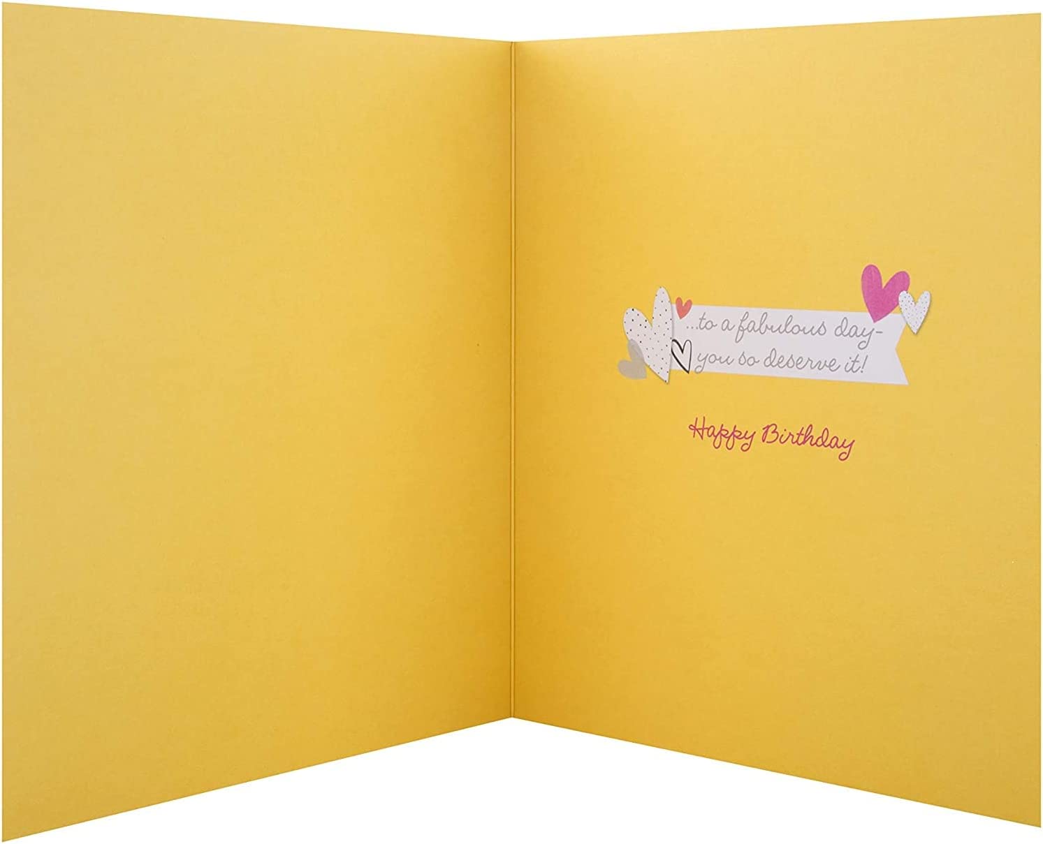 Hallmark greeting card featuring a "Treat Yourself" message for granddaughter's birthday with colorful design and cheerful imagery.