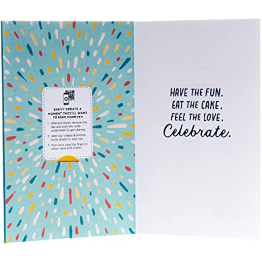 Hallmark Happy You Day Balloons Video Birthday Card with colorful balloons and festive design, perfect for celebrating birthdays