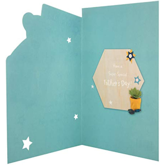 Hallmark Heartfelt 3D Father's Day card for Grandad featuring a colorful design and heartfelt message with a 3D pop-up element.