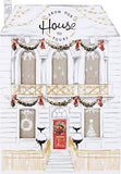 Hallmark luxury house to house Christmas greeting card with festive holiday design and "Happiest Times" message.