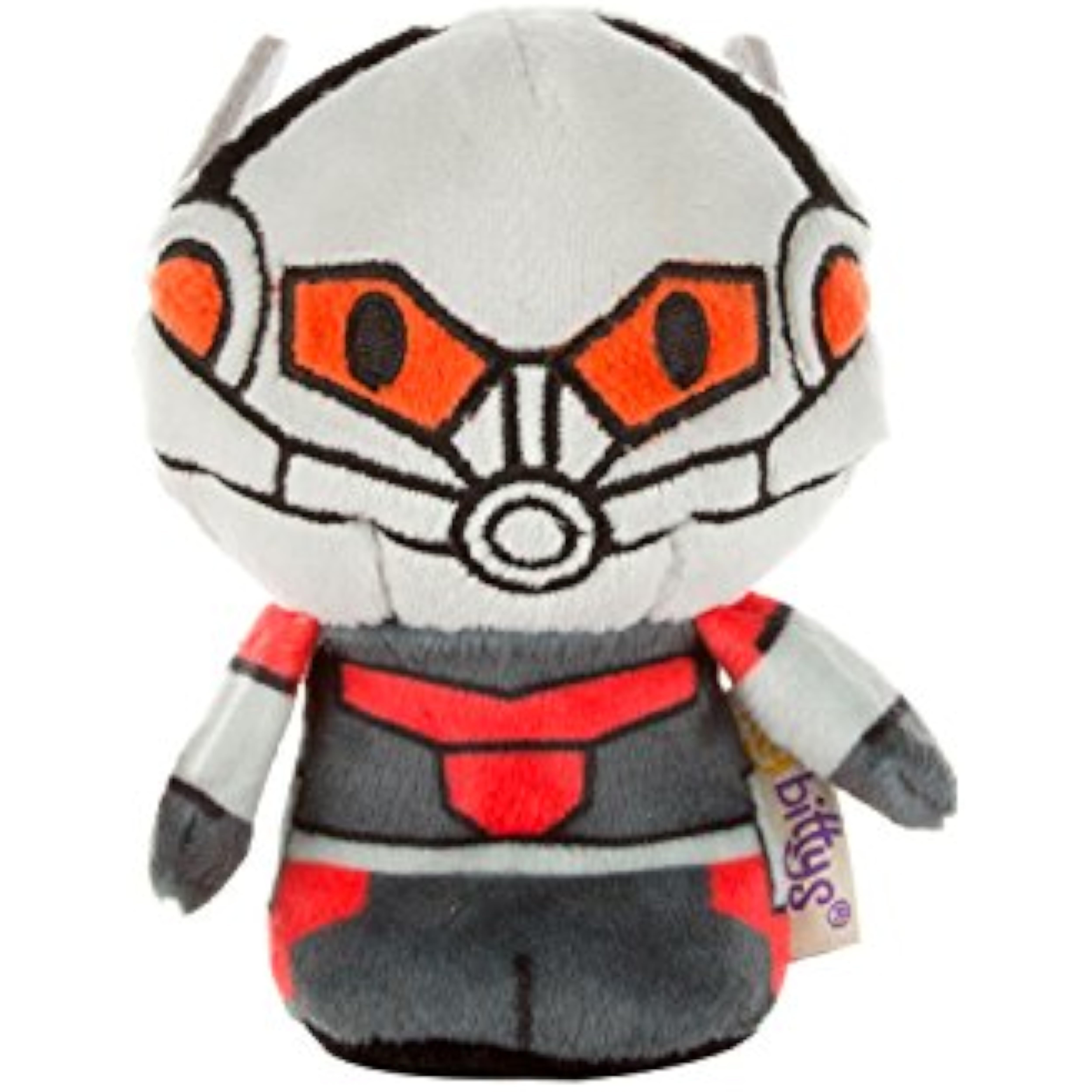 Marvel Ant-Man Itty Bitty Soft Toy greeting card featuring a cute Ant-Man character from Hallmark.