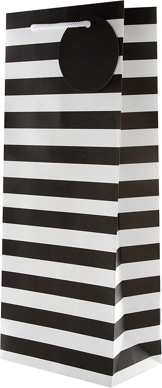 Black Hallmark greeting card gift bag bundle with three essential sizes, perfect for multiple occasions.